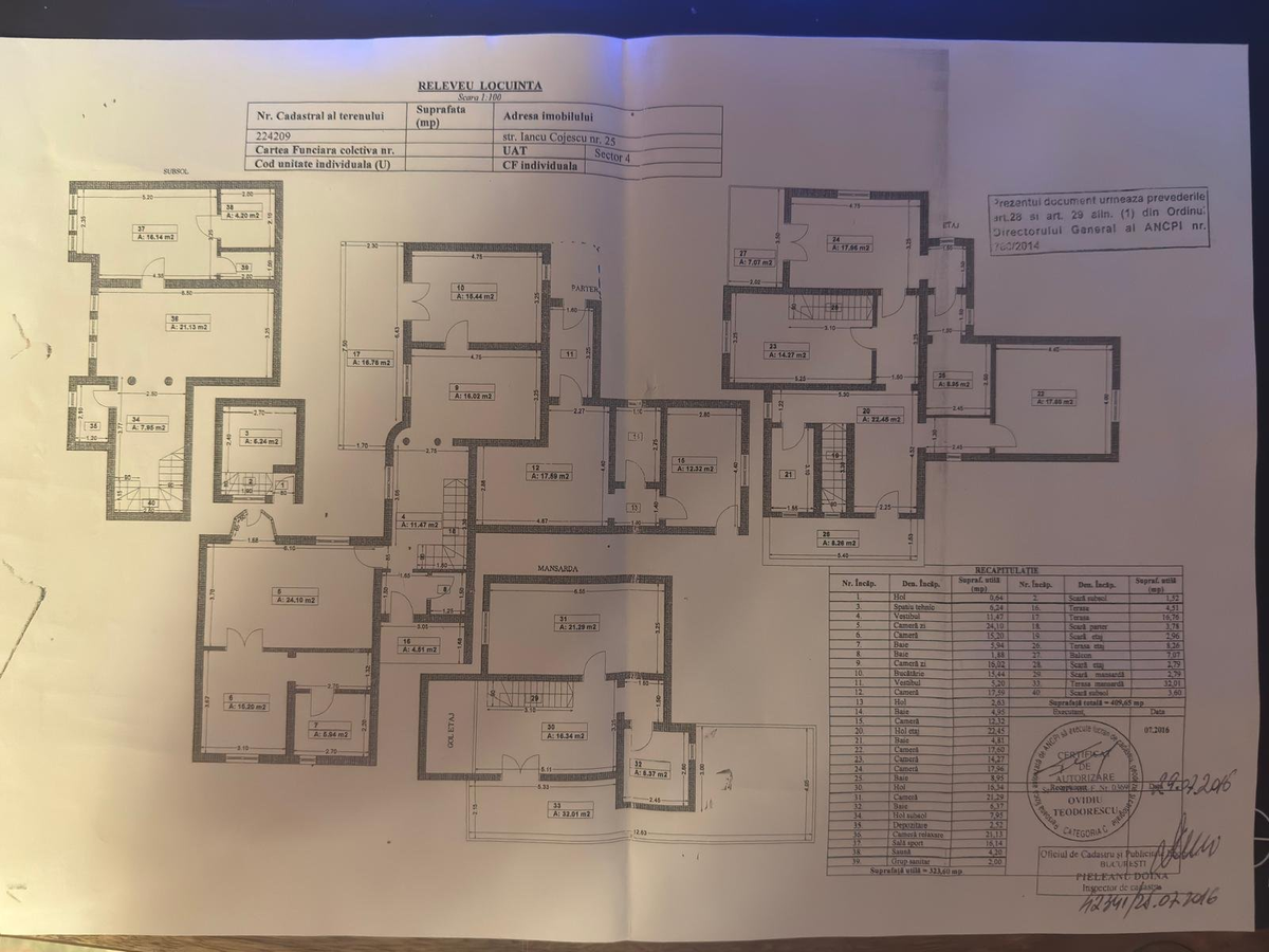 Plan locuință