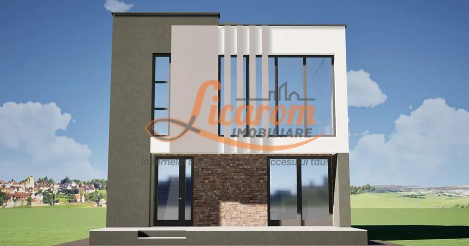 Vila LUX Parter+Etaj(stil mediteranean) in Sanpetru Calea Harmanului