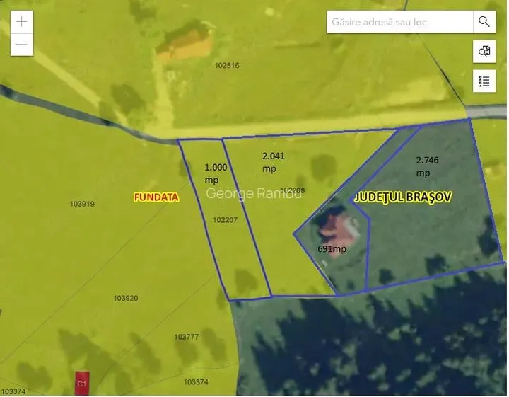 Teren agricol Fundata - 3041 m2
