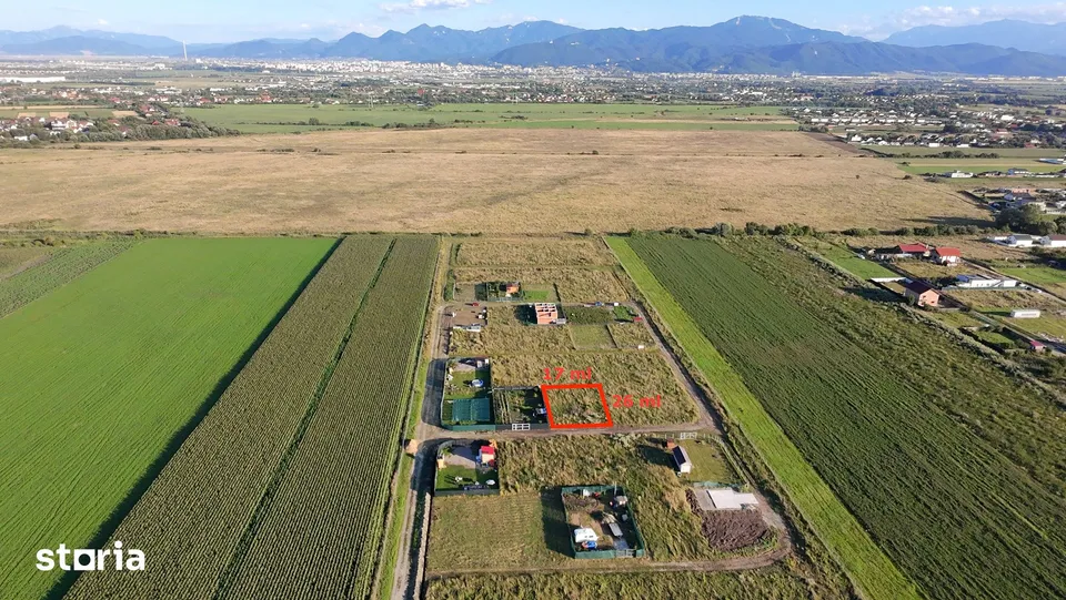 Proprietar Teren constructii 439 mp Brasov | PUZ si curent la teren